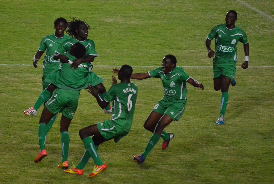 Gor Mahia celebrate against Sofapaka