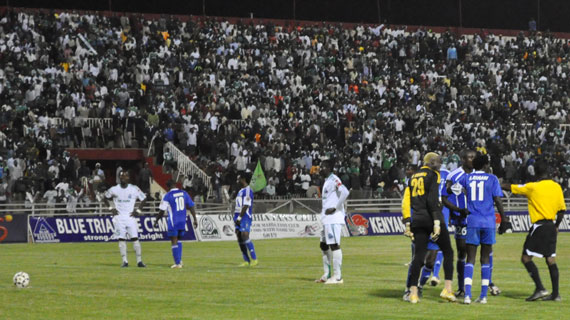 Gor Mahia vs Sofapaka in a midweek encounter in 2010